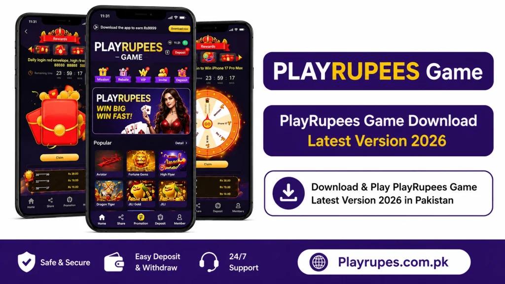 Playrupees Game Interface